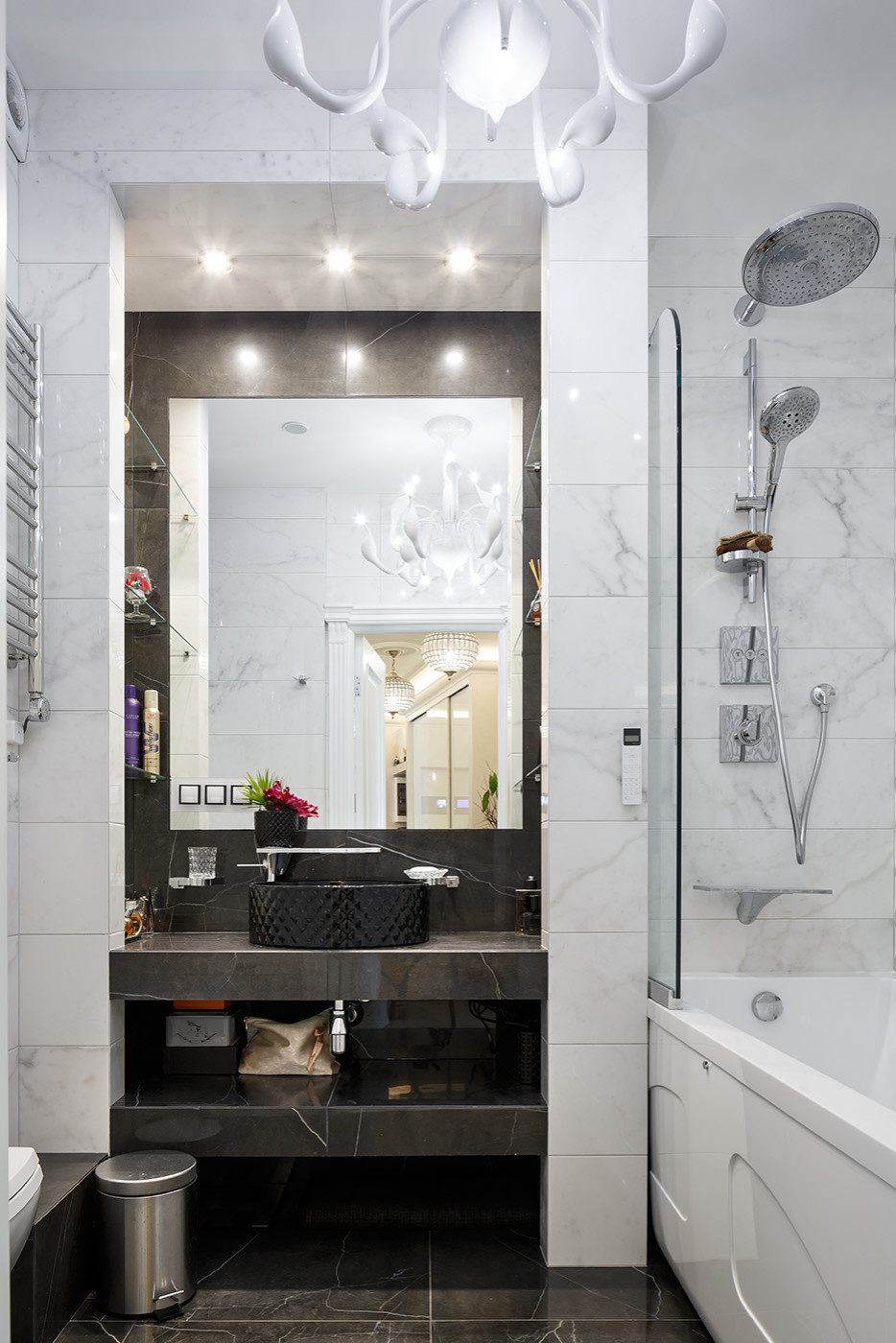 Реализованный проект 3хкомнатной квартиры в классическом стиле с элементами Ар Д