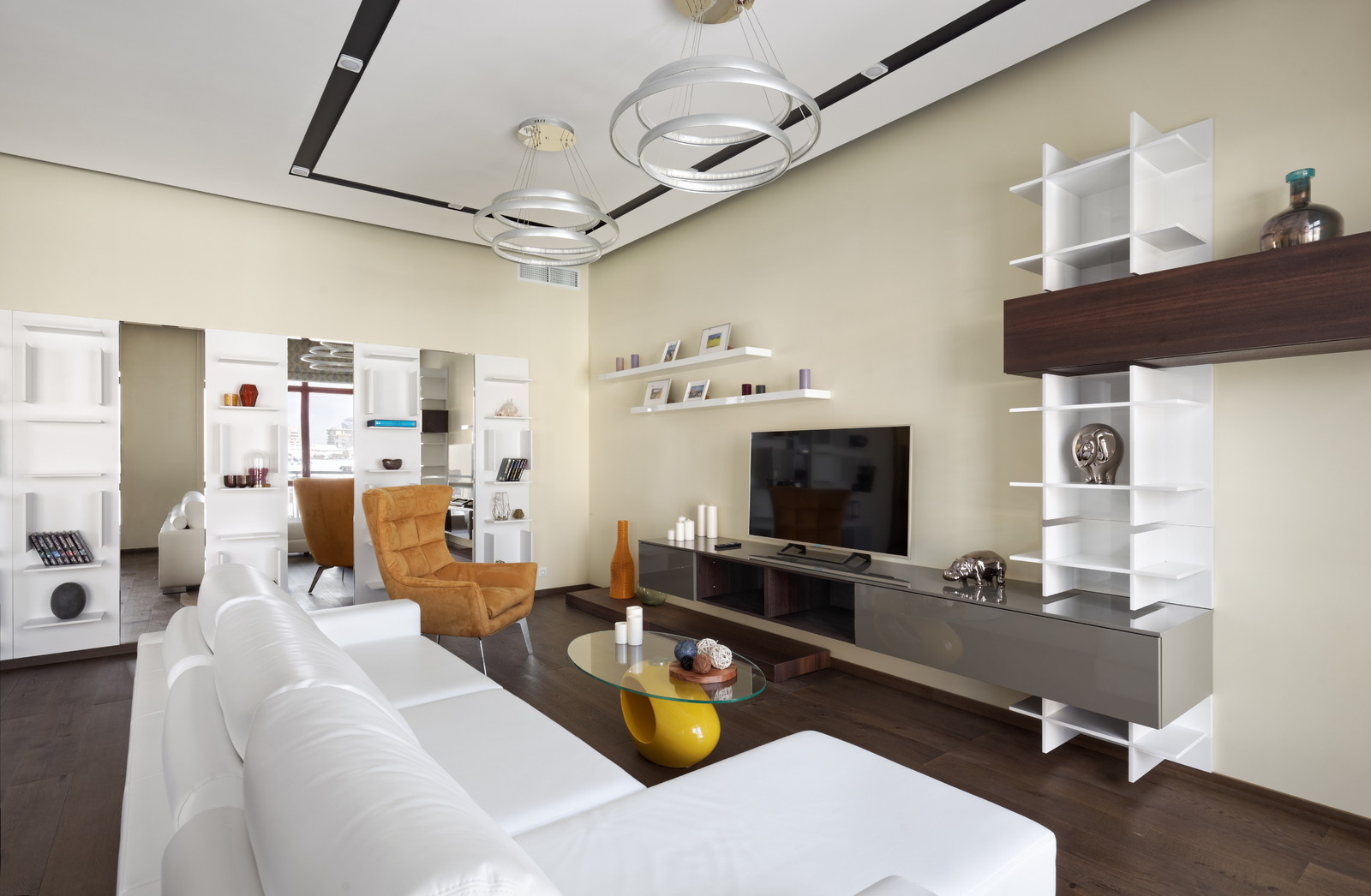 Интерьер квартиры в стиле контемпорари