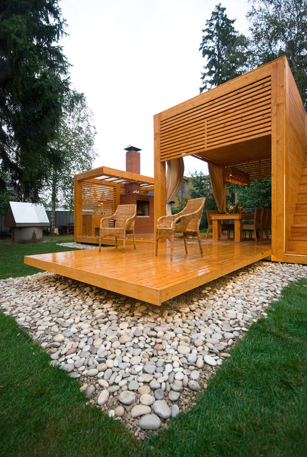 Обложка проекта: Беседка-яхта