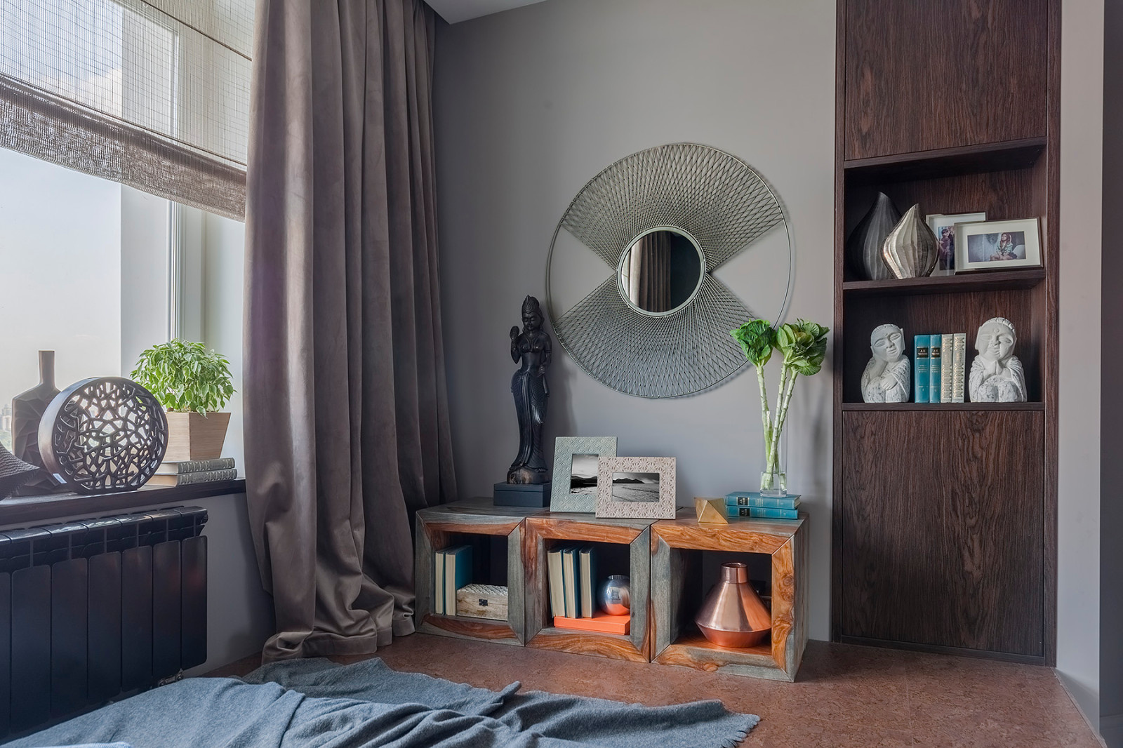 Спальня на подиуме