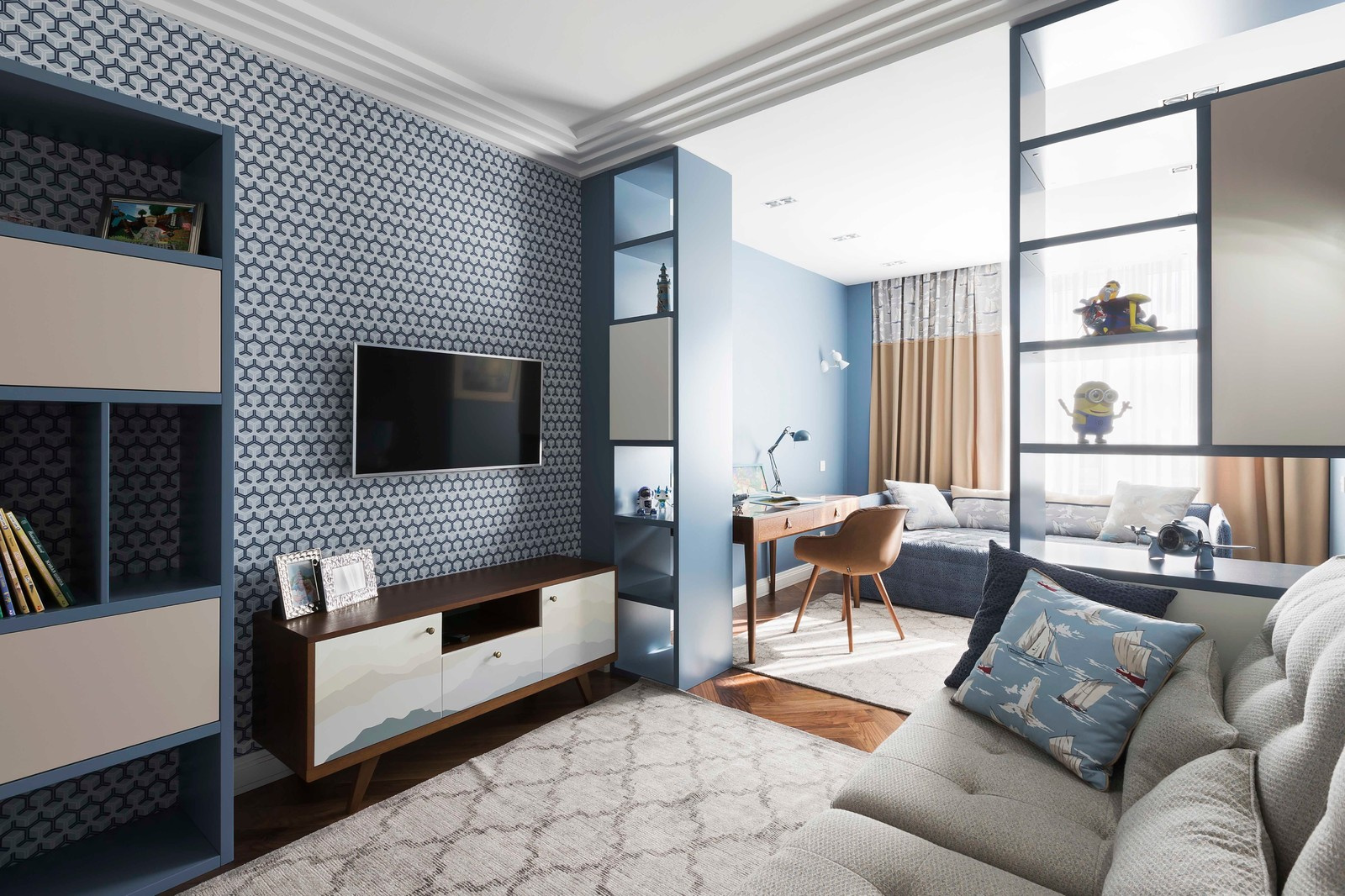 Квартира для семьи с двумя детьми, как визитная карточка