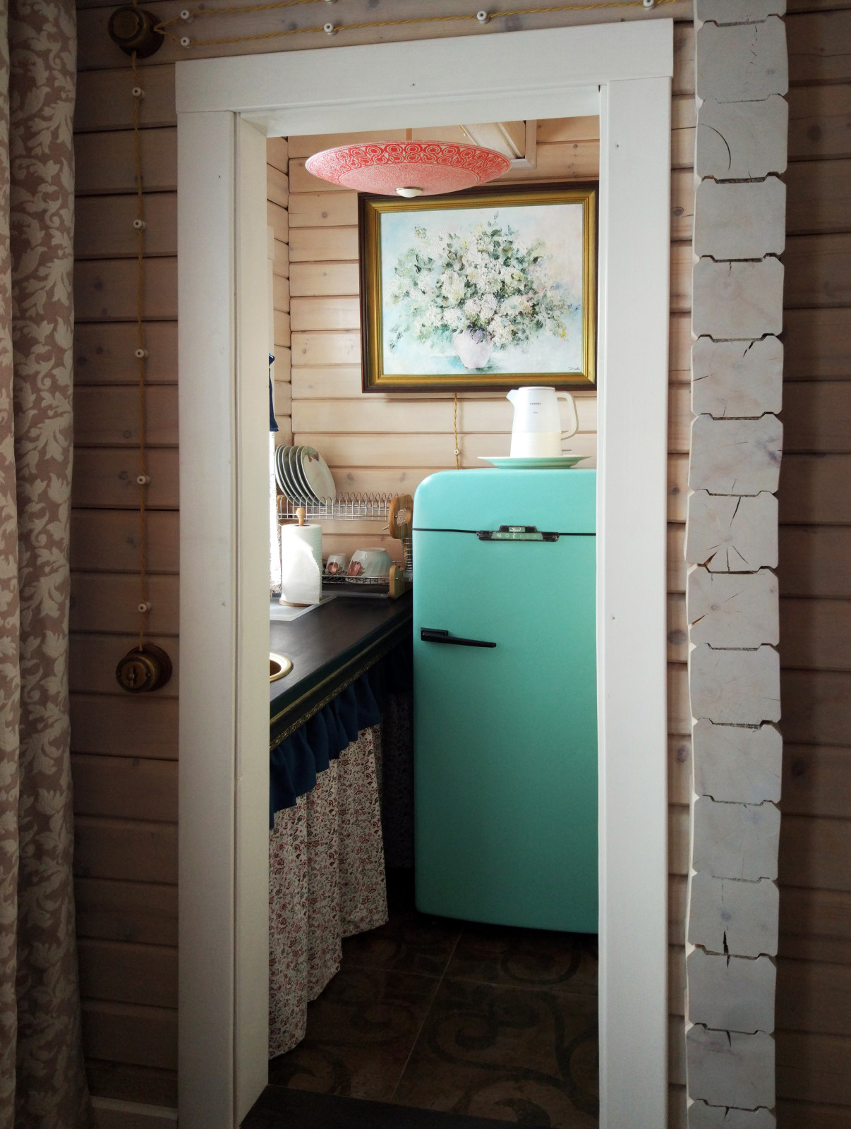 Кухонный уголок в бане