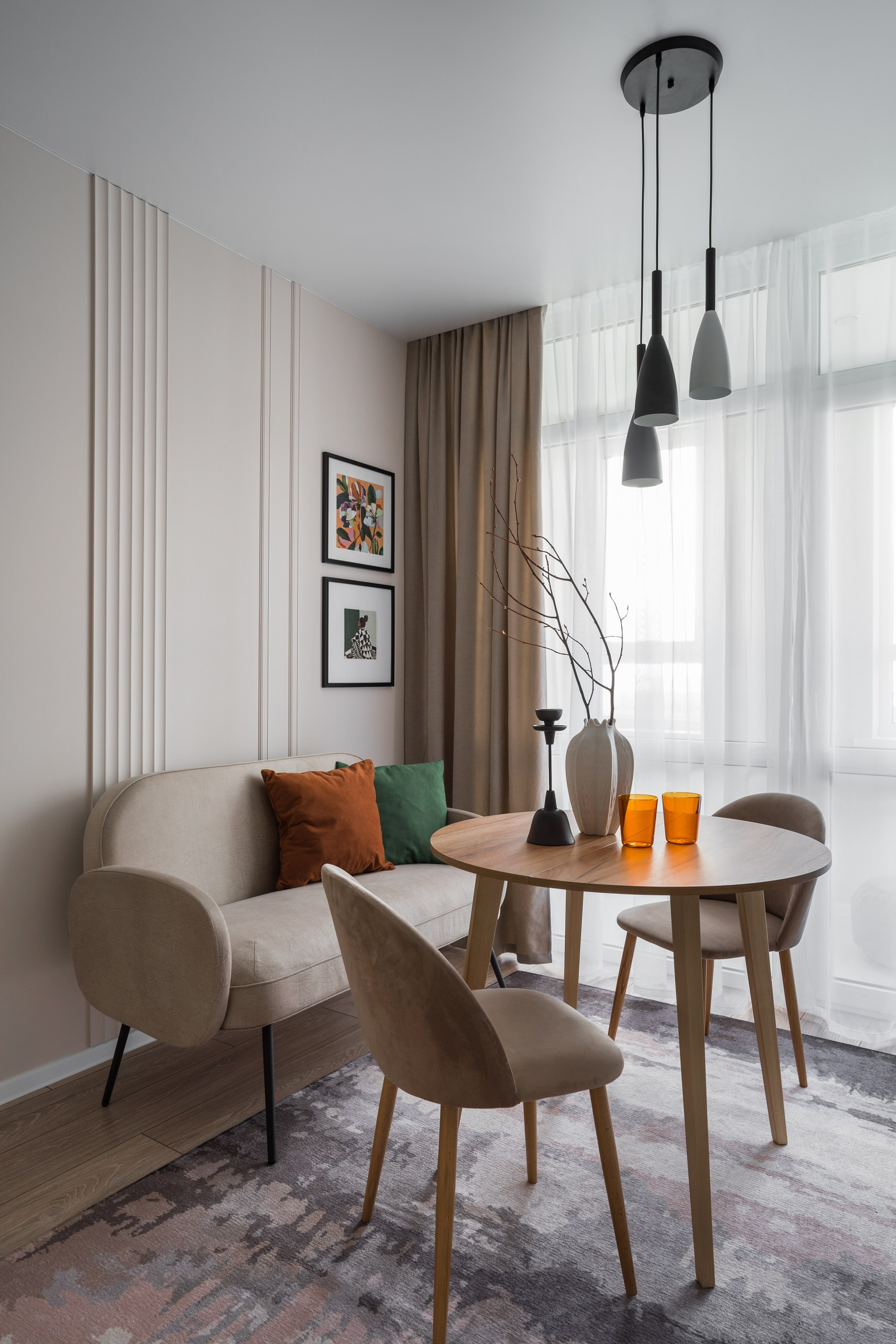 Душевный интерьер для сдачи в аренду. ЖК Отрадный в Екатеринбурге