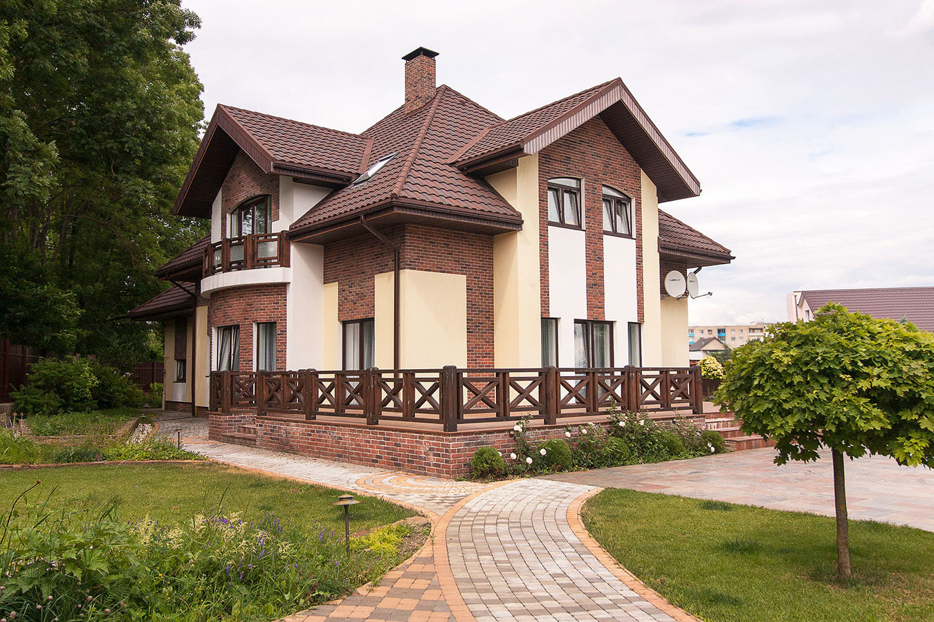 Проект загородного дома площадью 300 кв.м.