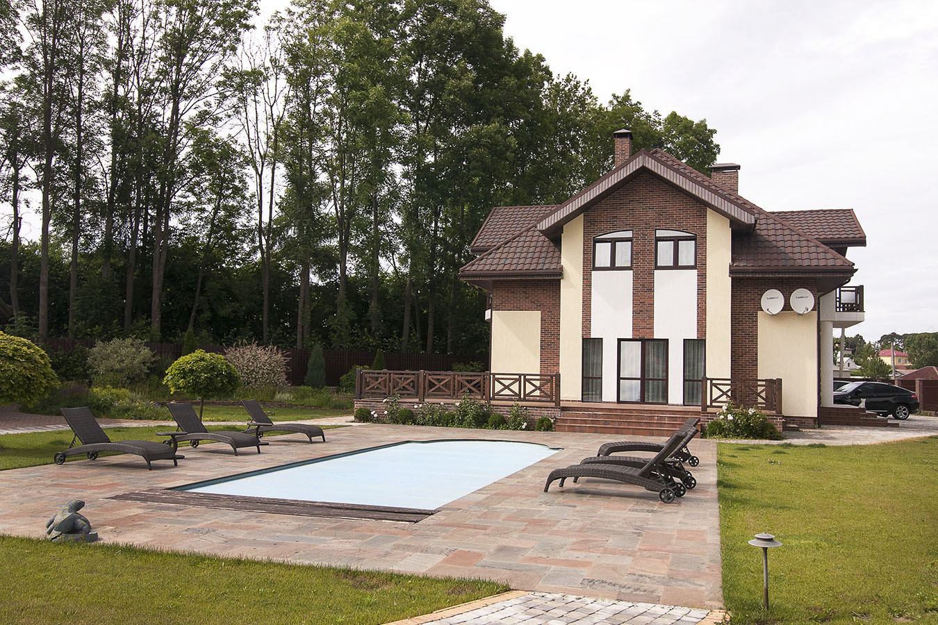 Проект загородного дома площадью 300 кв.м.