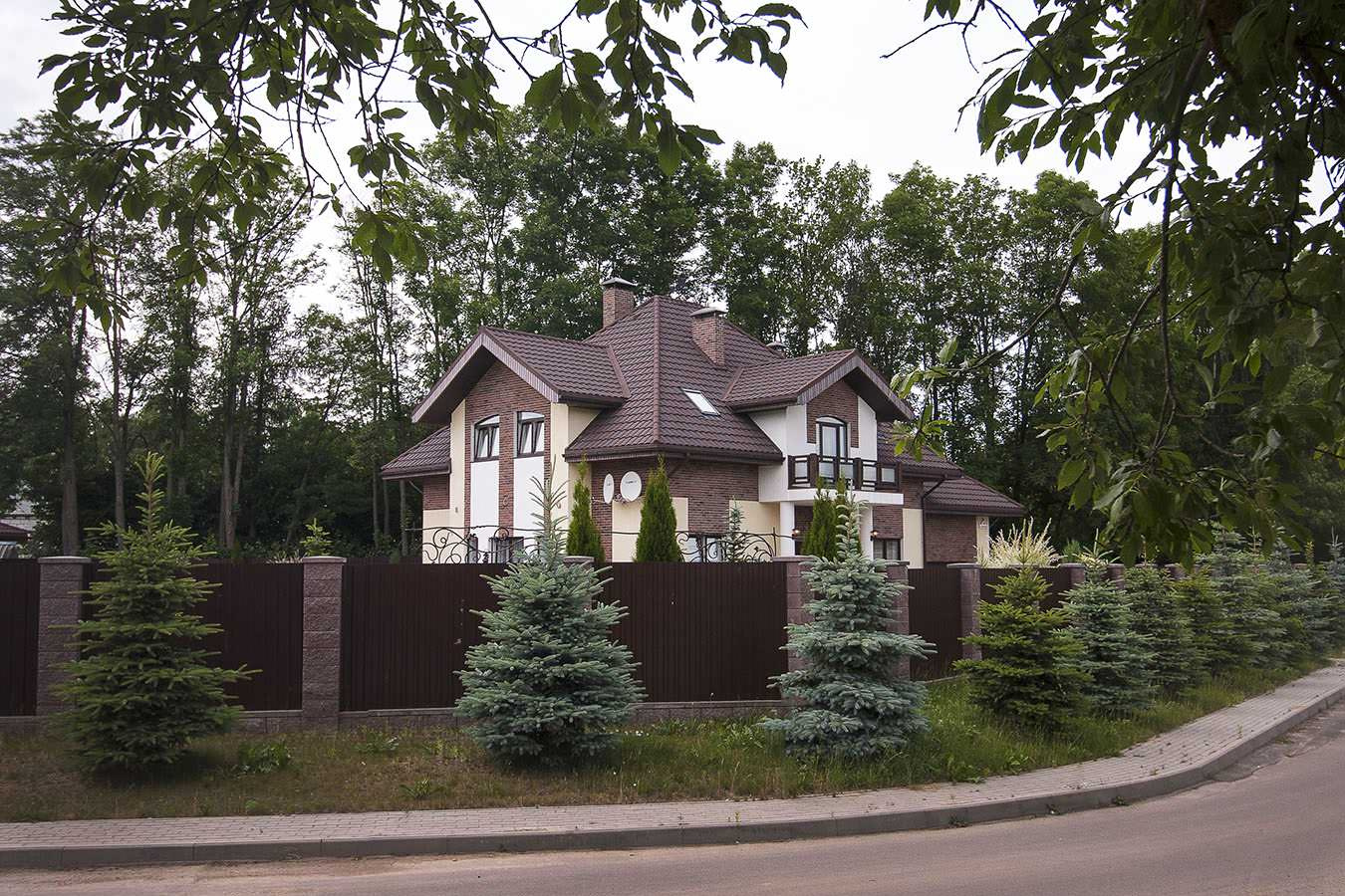 п. Новомедвенский 300 кв.м.Проект загородного дома площадью 300 кв.м.