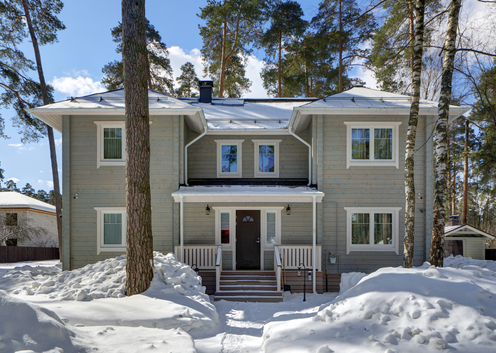 Дом-шале со скандинавскими мотивами