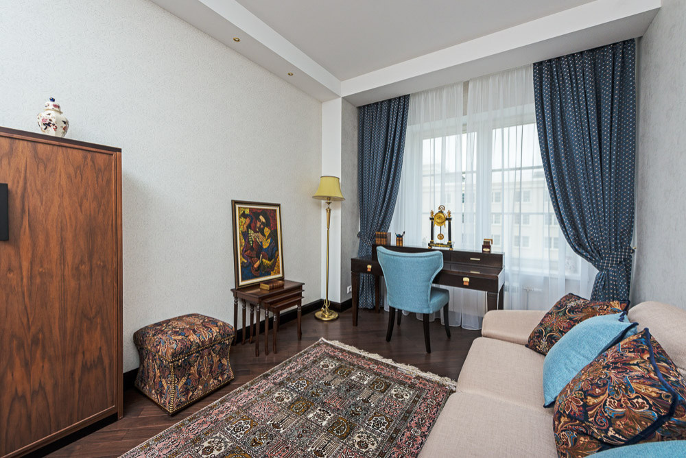 Реализованный дизайн-проект квартиры в ЖК "Английский квартал"