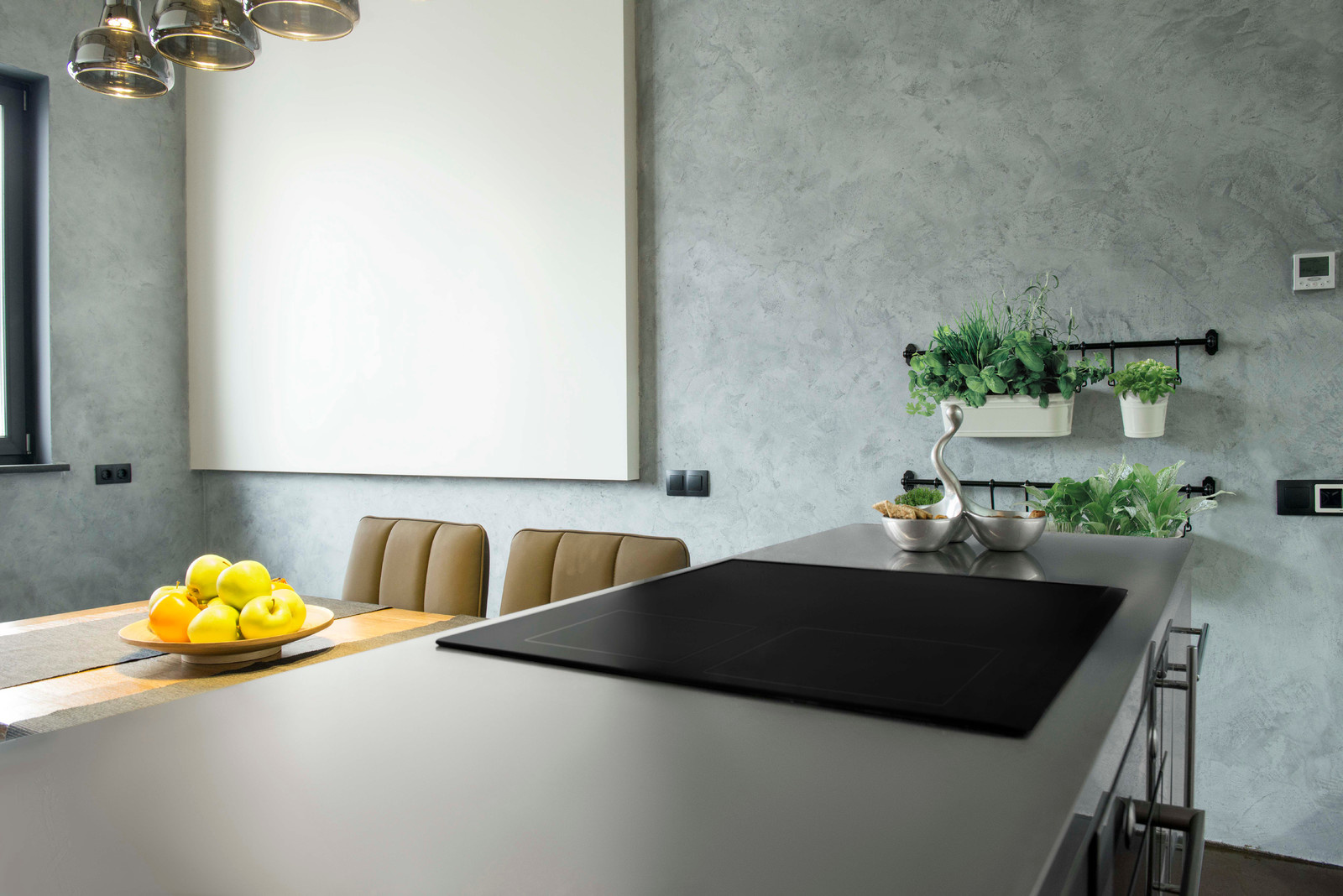 LOFT + кухня из нержавеющей стали