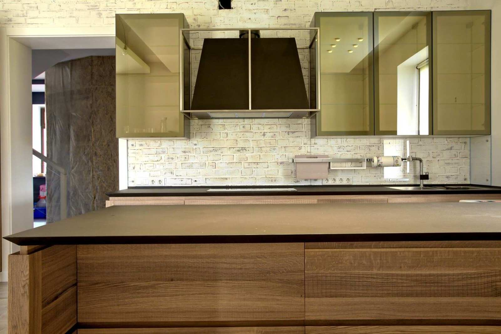 Кухня Simple Lamellar Wood в Вышгороде