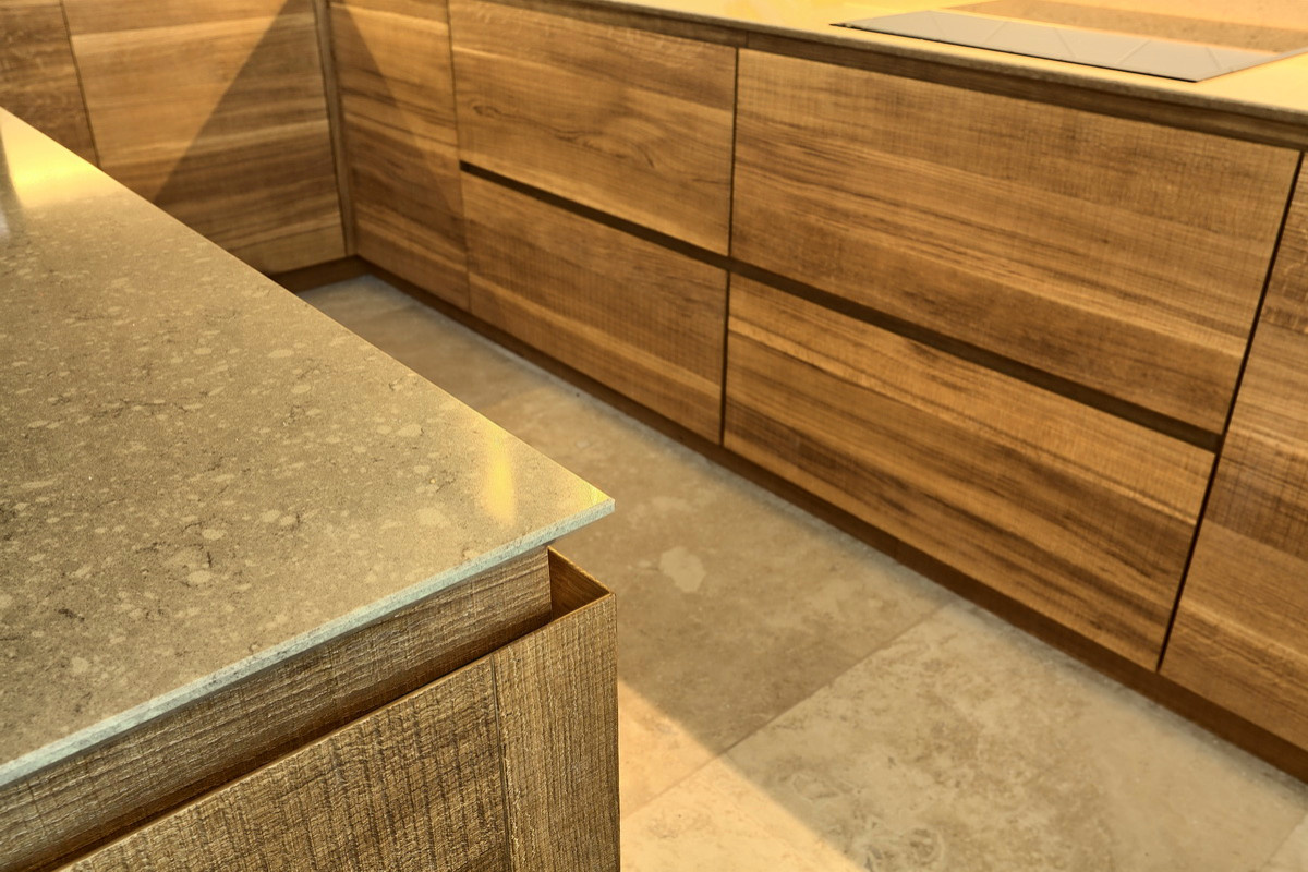 Кухня ANOVA Simple Lamellar Wood для Екатерины Сильченко