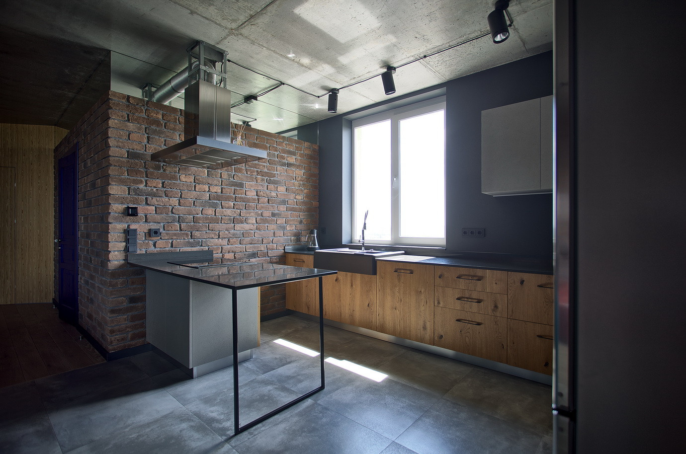Кухня Solid Loft у Loft інтер’єрі