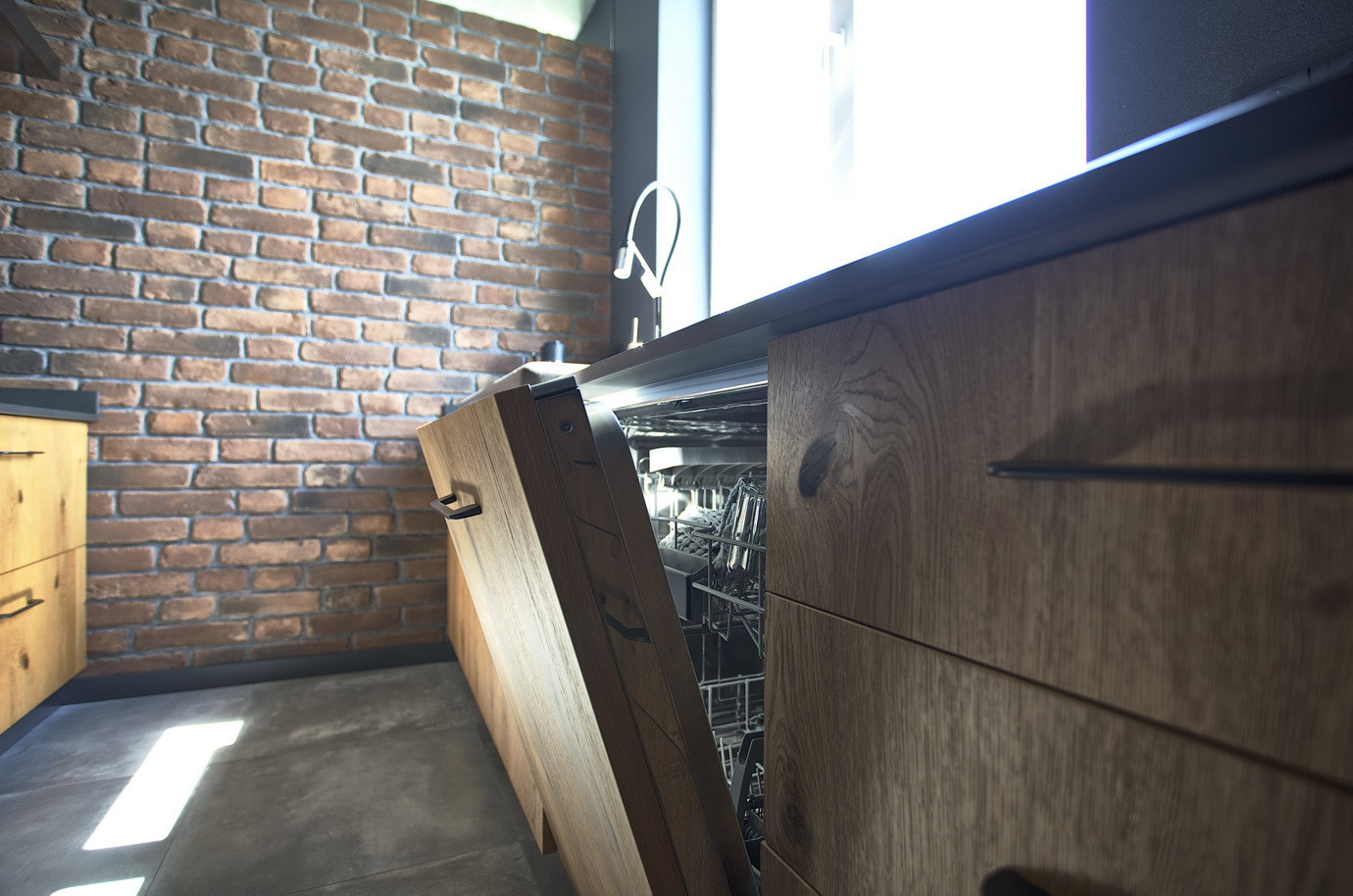 Кухня Solid Loft у Loft інтер’єрі