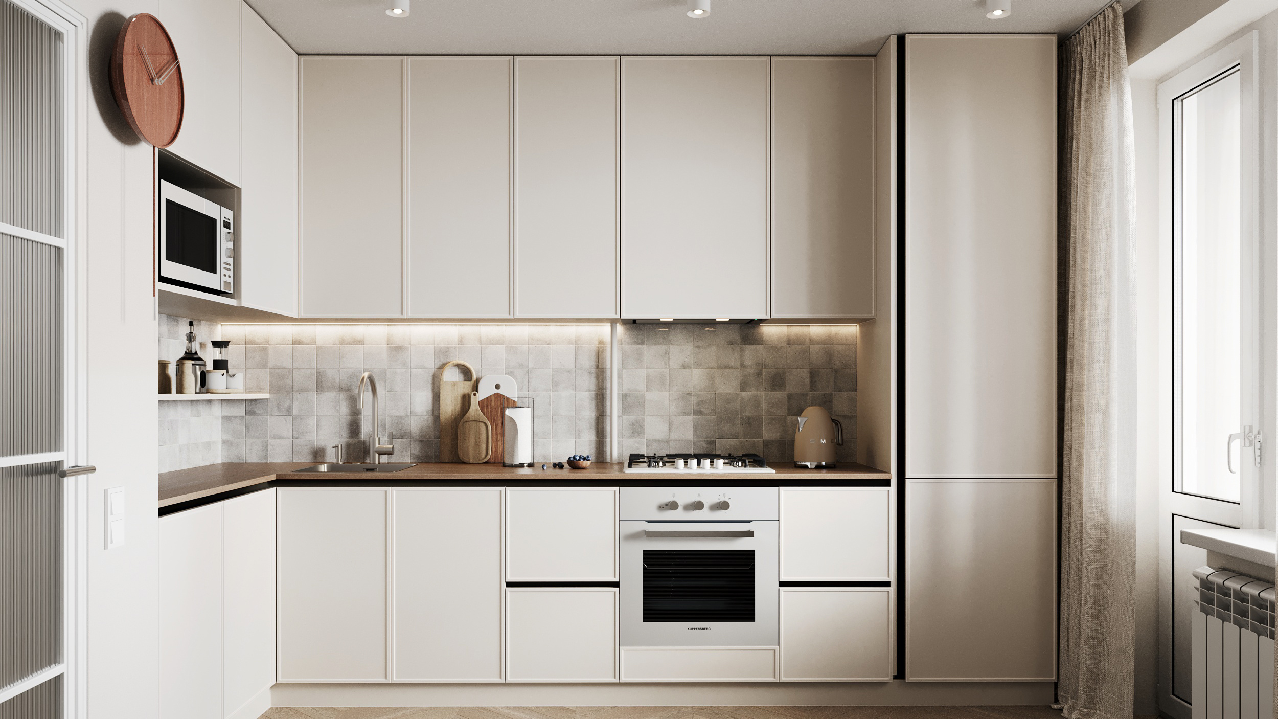 Трехкомнатная квартира в старом фонде