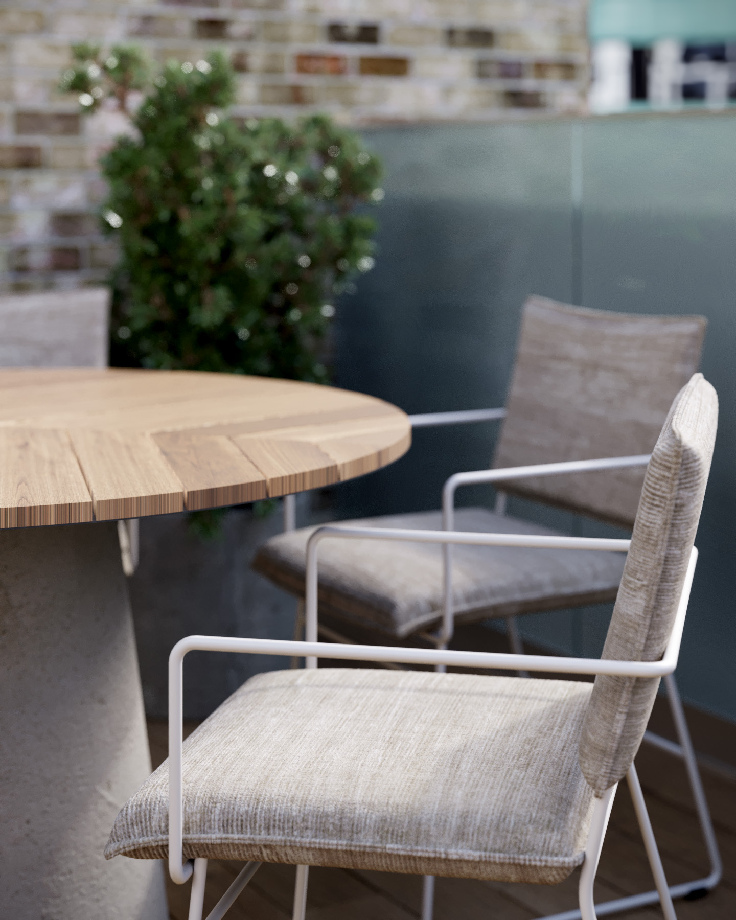 Терраса в трехуровневой квартире