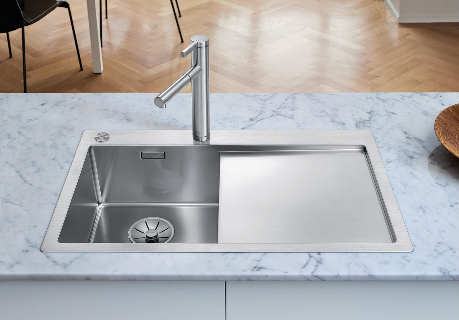Эксклюзивные мойки и столешницы BLANCO STEELART