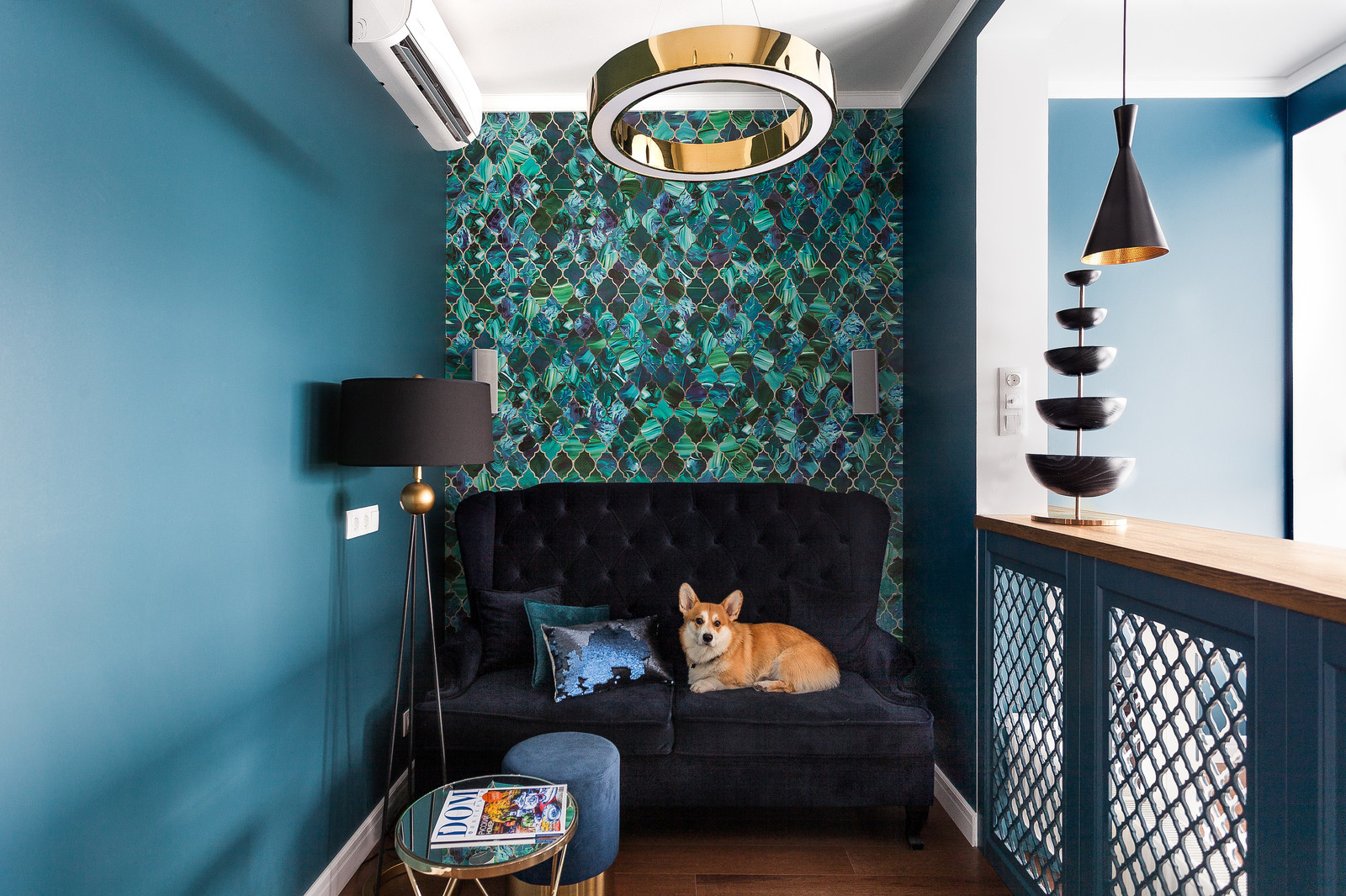 Классический интерьер с элементами арт-деко