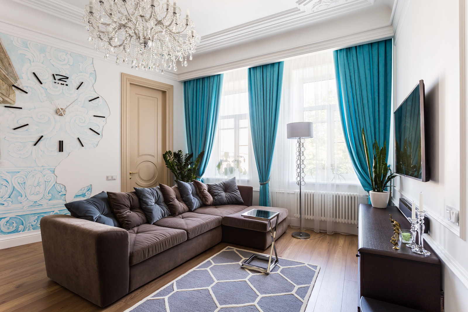 Дизайн интерьера 3х комнатной квартиры 120 кв.м. в старом Фонде Спб