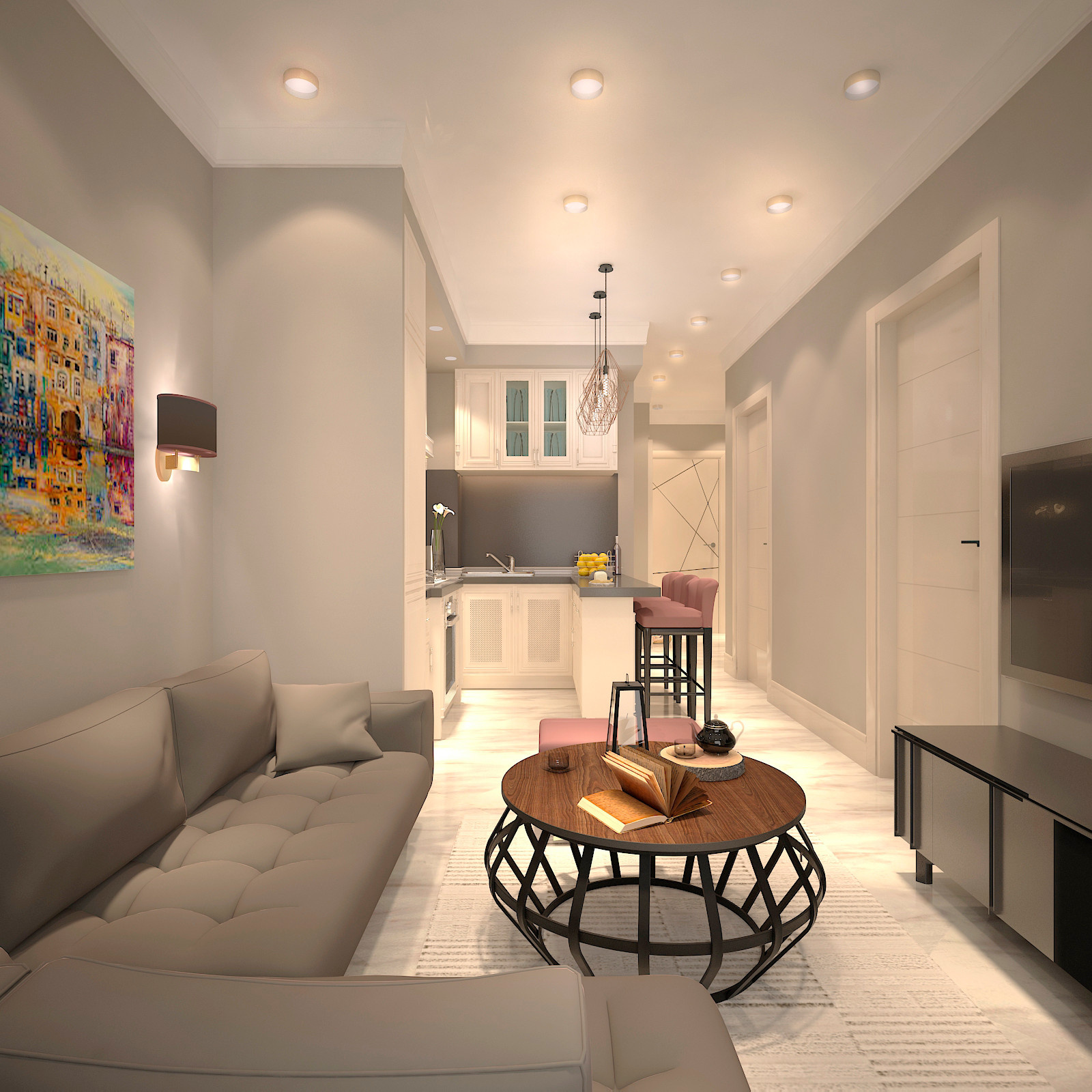 Обложка проекта: Small apartment interior design