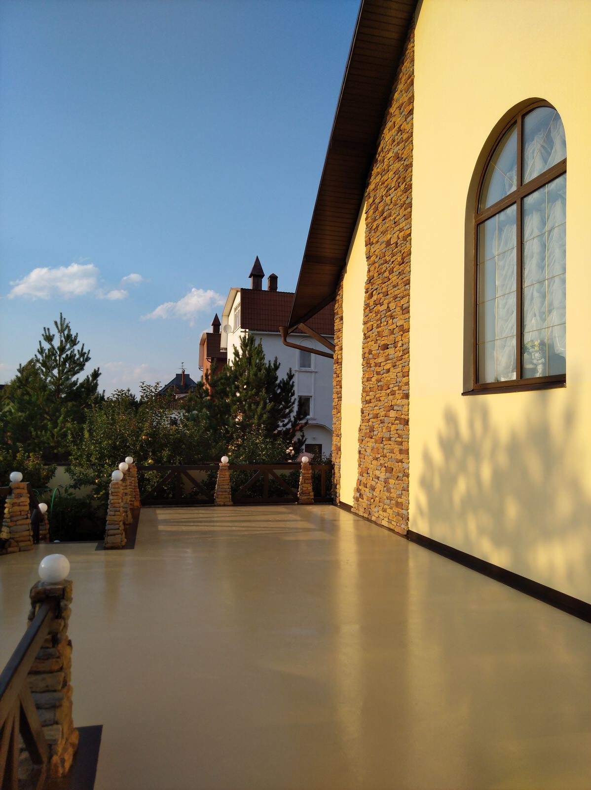 Терраса дома Подмосковье