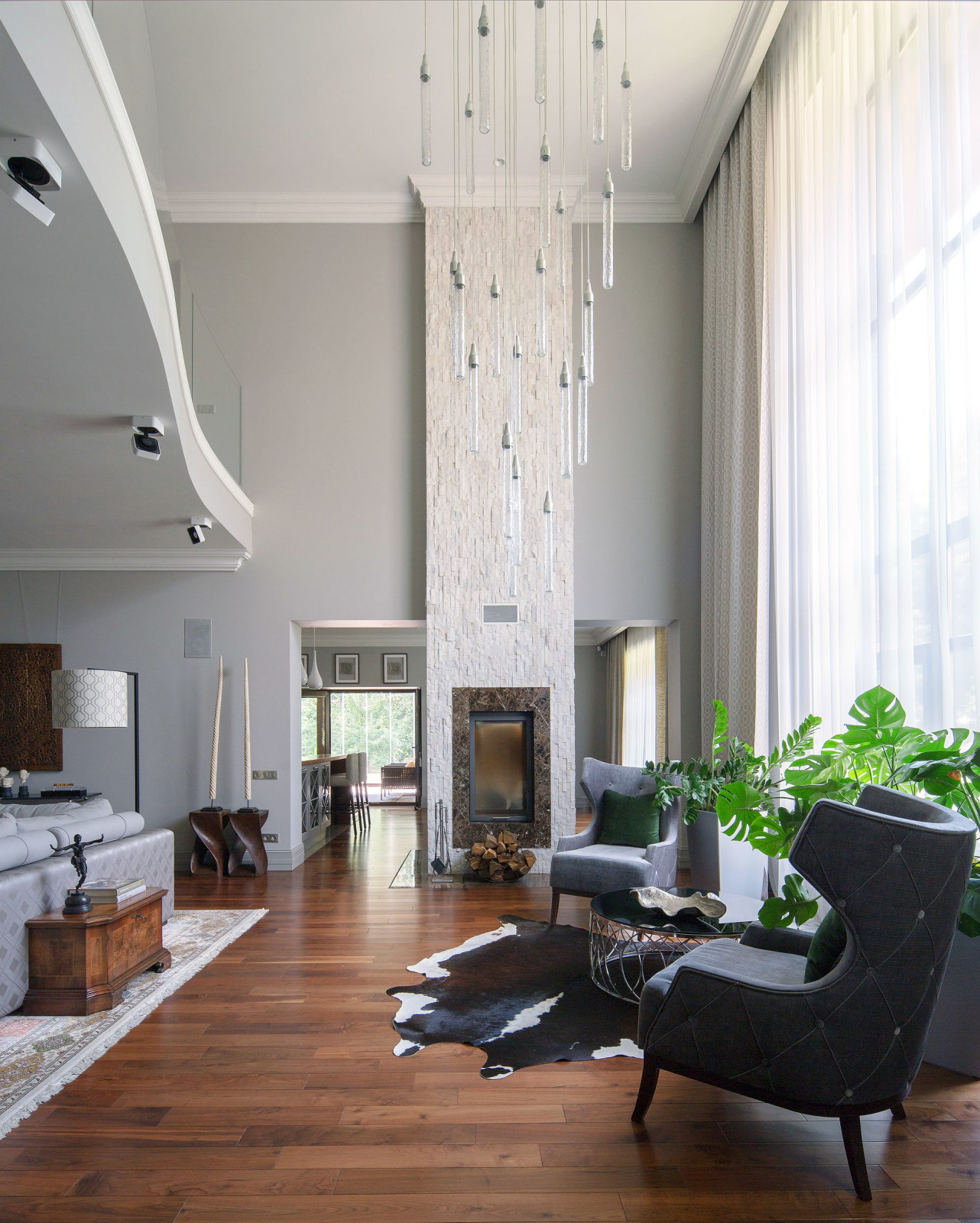 частный дом, гостиная