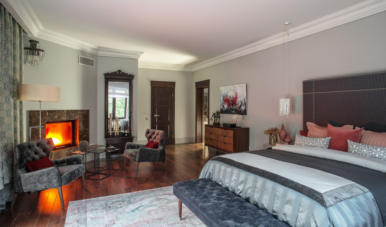 частный дом, спальня