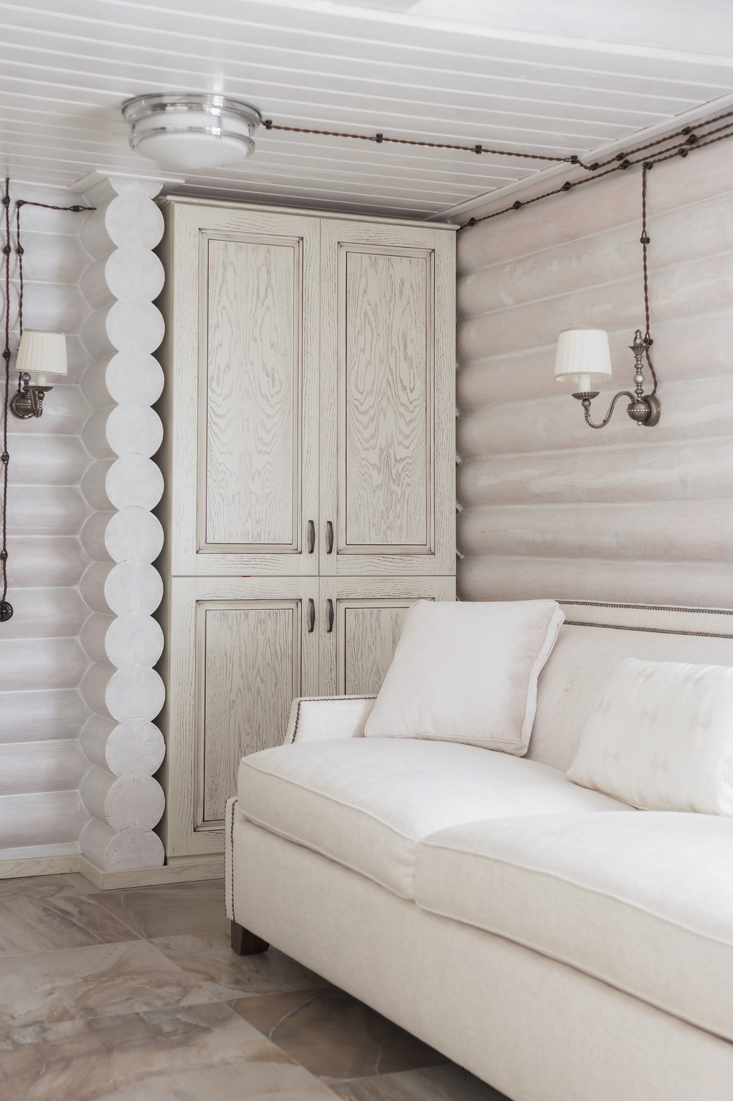 До и после: Бревенчатый дом для зимнего отдыха в Сочи