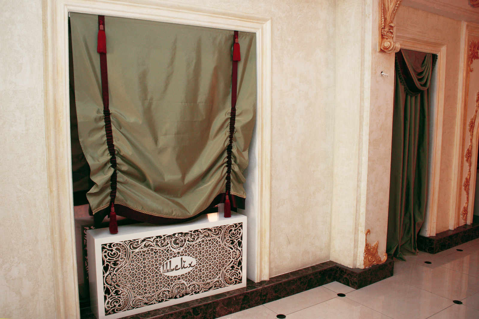 Австрийские шторы в интерьере