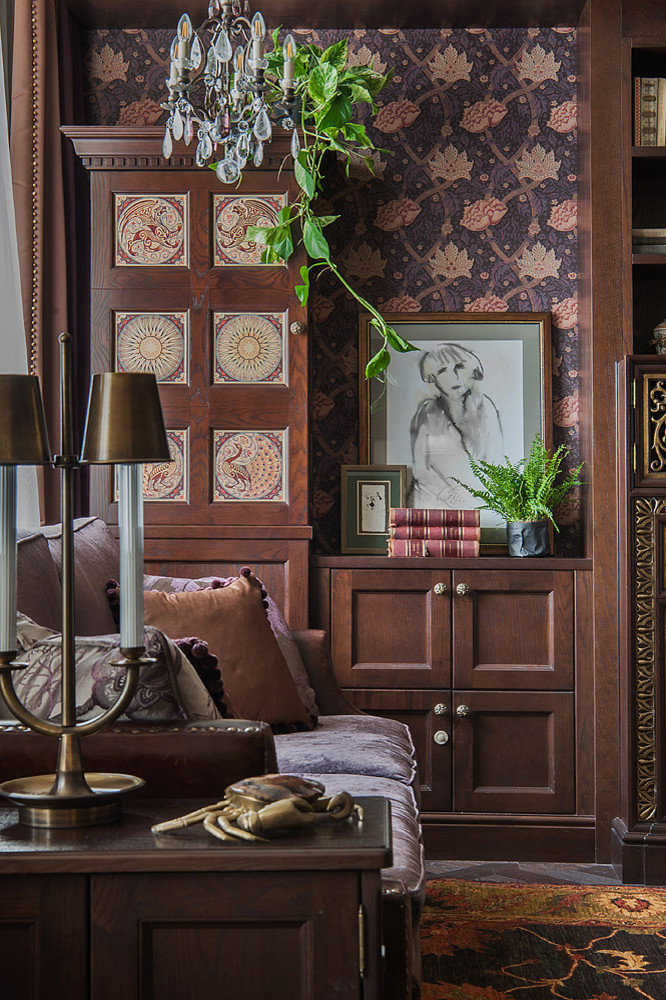 Houzz тур: Интерьер в английском стиле, вдохновленный У. Моррисом