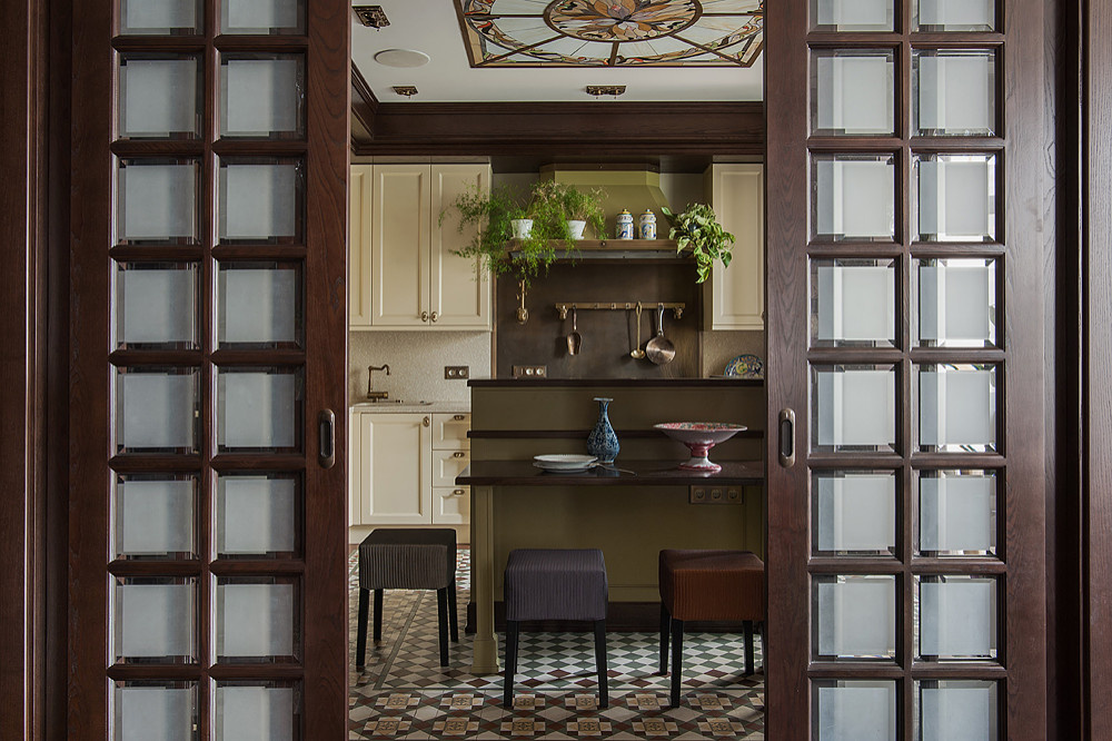 Houzz тур: Интерьер в английском стиле, вдохновленный У. Моррисом