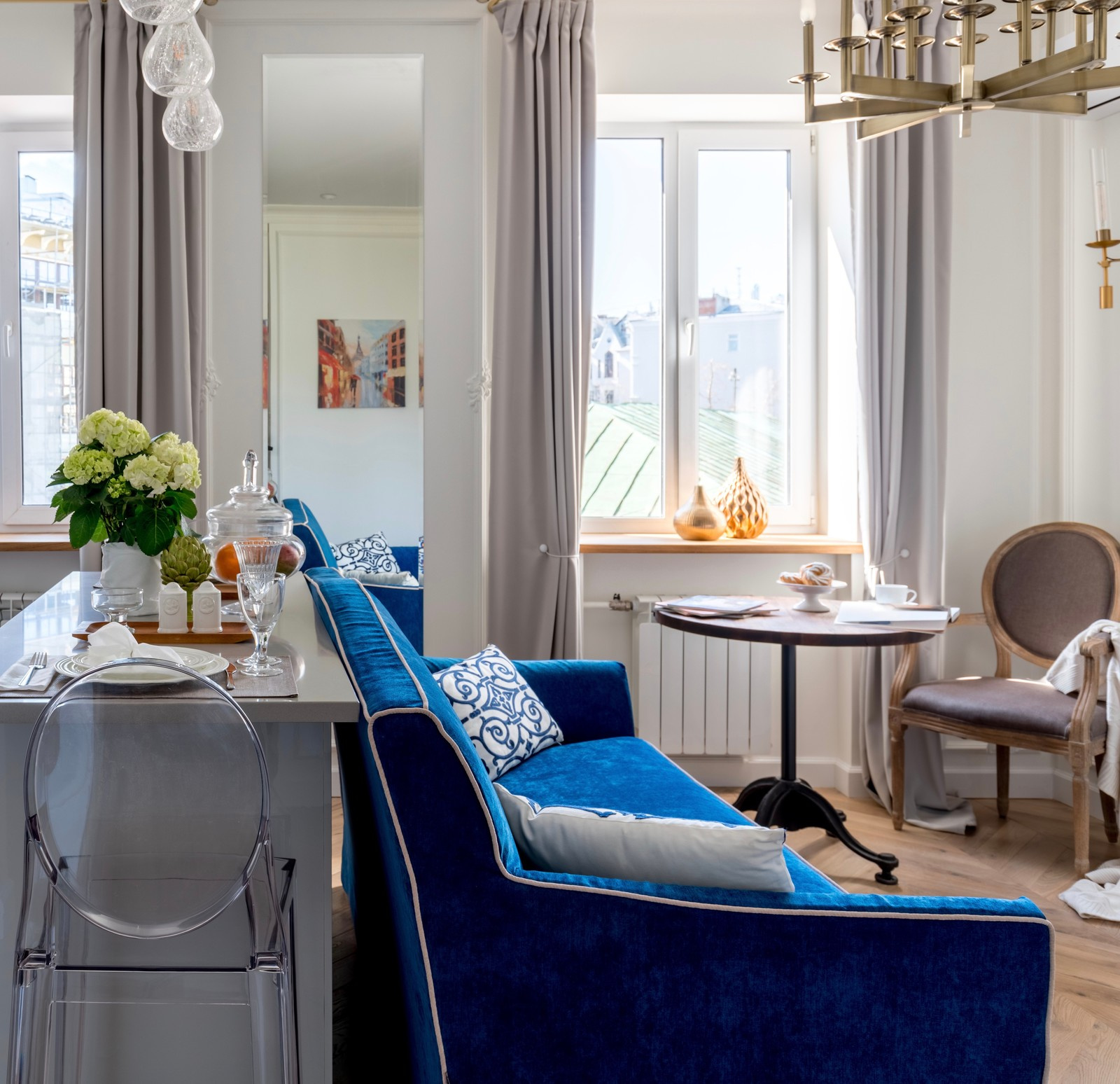 Квартира на Хлебном переулке общая площадь 55 м2