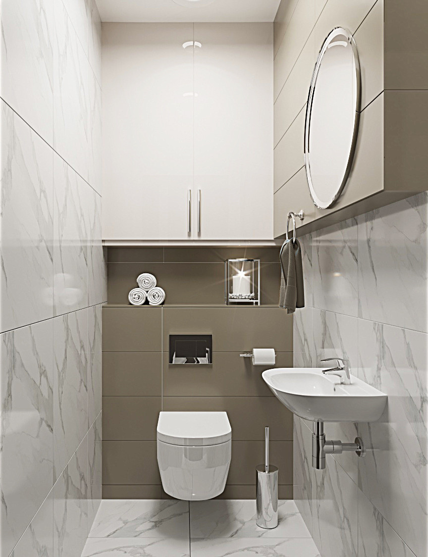 Санузел в квартире жк Острова