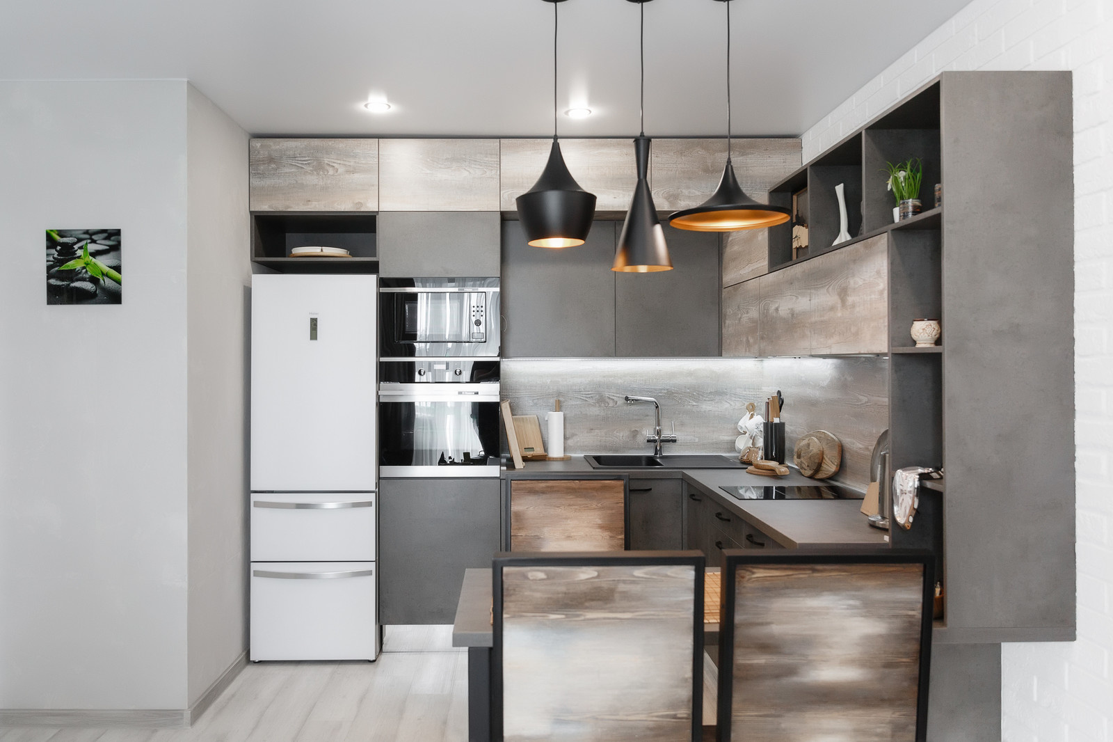 Кухня Лофт ЖК Гринвуд