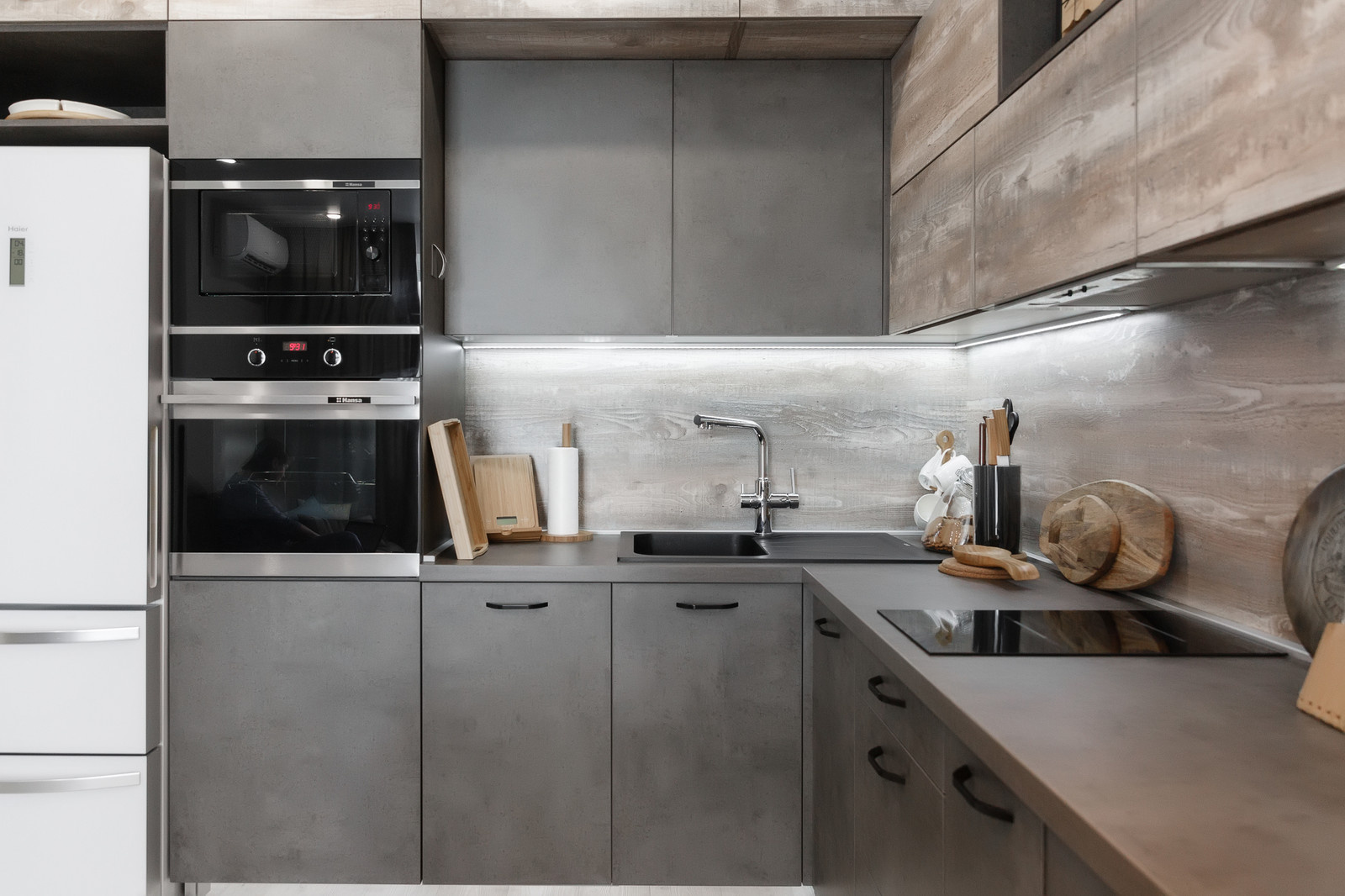 Кухня Лофт ЖК Гринвуд