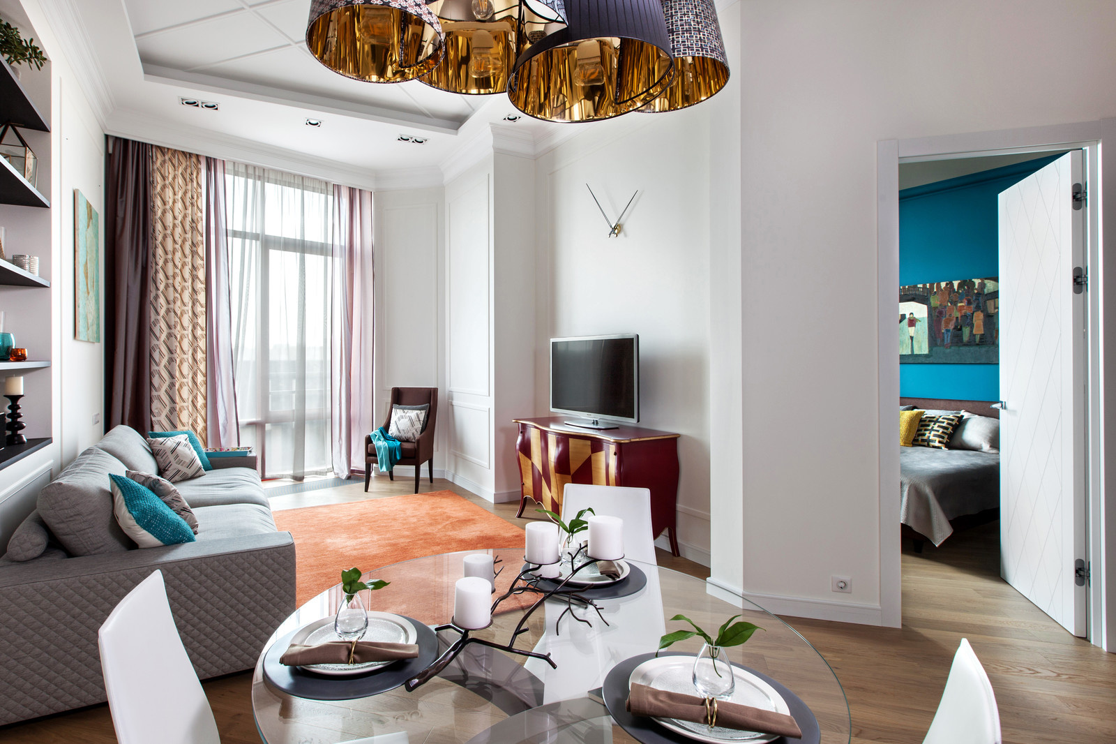 Супер яркая квартира. Сколково парк