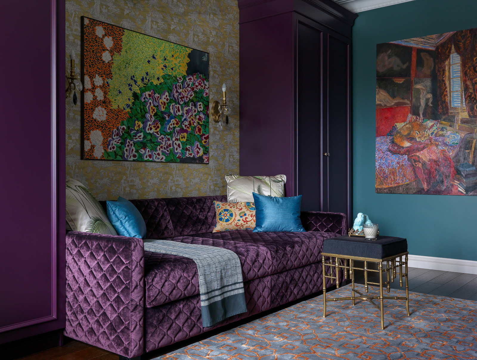 Семейная квартира в ярких красках