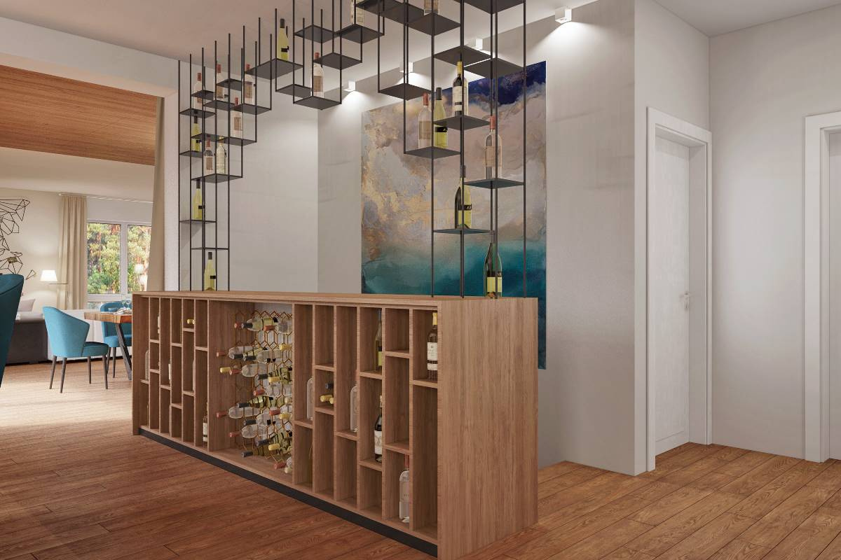 Дом в лесу для постоянного проживания.