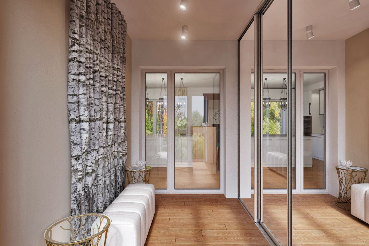 Дом в лесу для постоянного проживания.