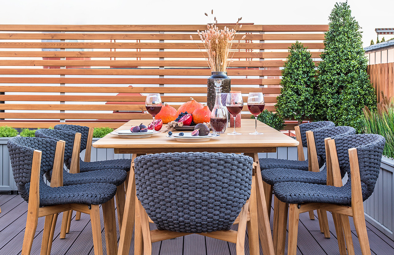 Терраса на крыше