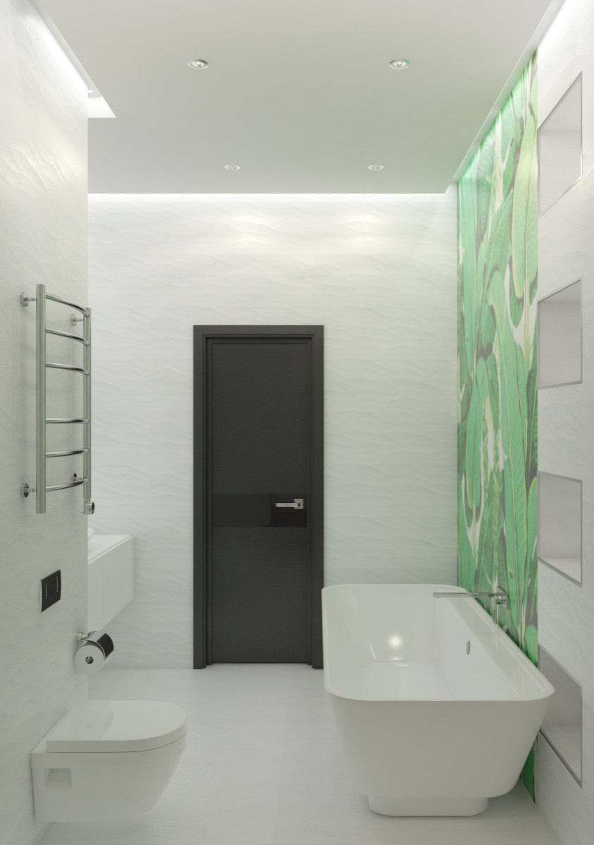 Apartment 80 m2 minimalism style