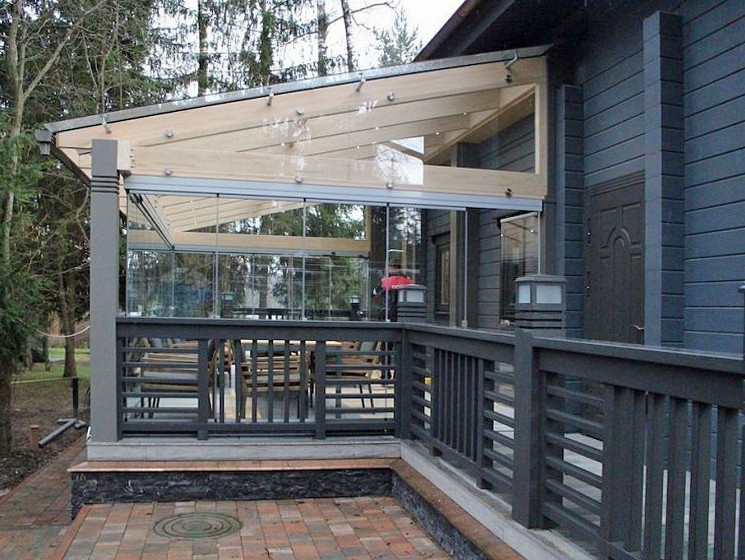 Терраса из бруса