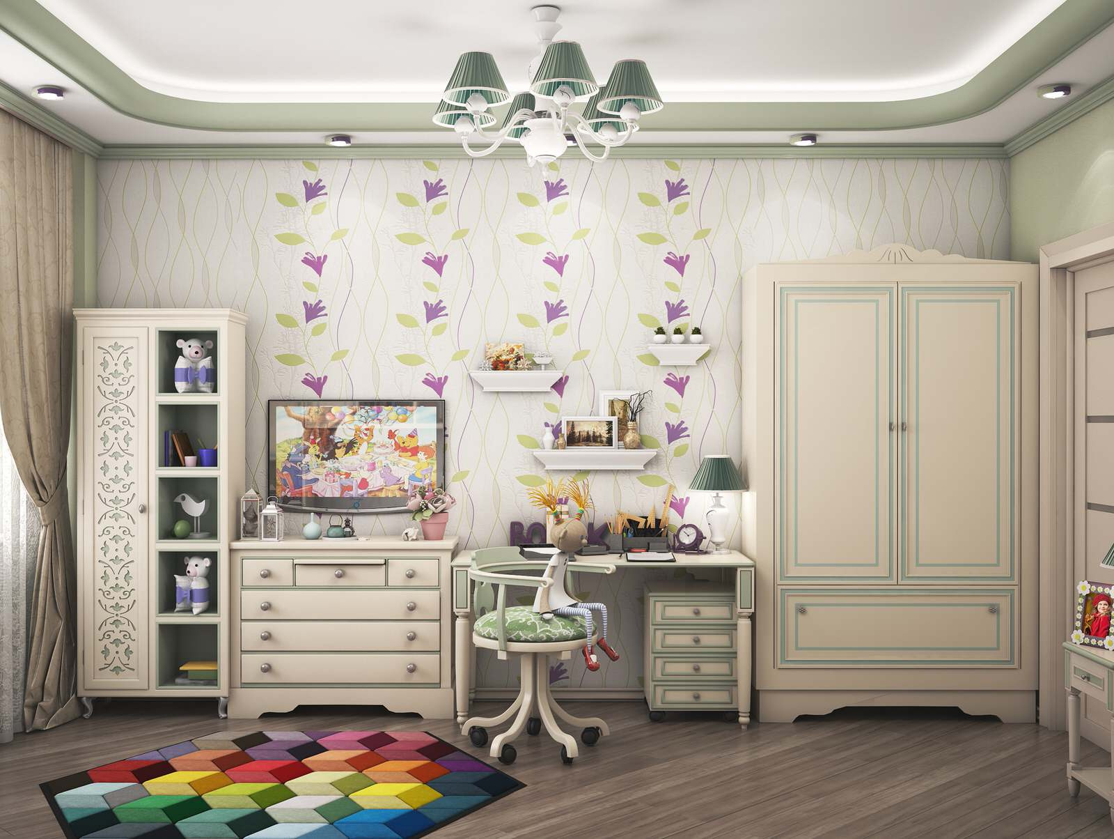 3-х комнатная квартира в ЖК Мичуринский, 107 кв.м.