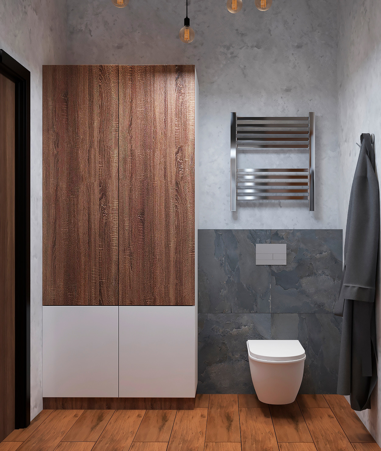 Сталинка-лофт. Санузел