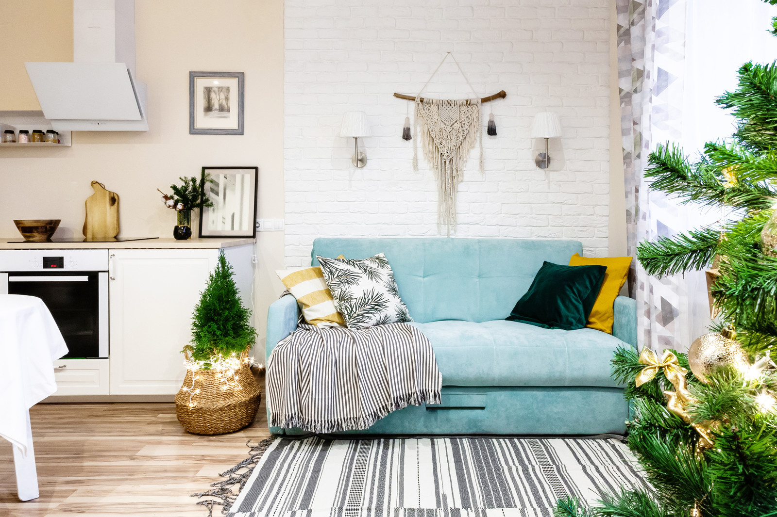 Новогодняя съемка студии 30 кв.м.