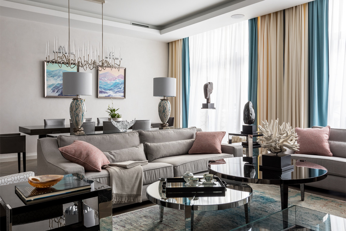 Интерьер квартиры в зефирных тонах