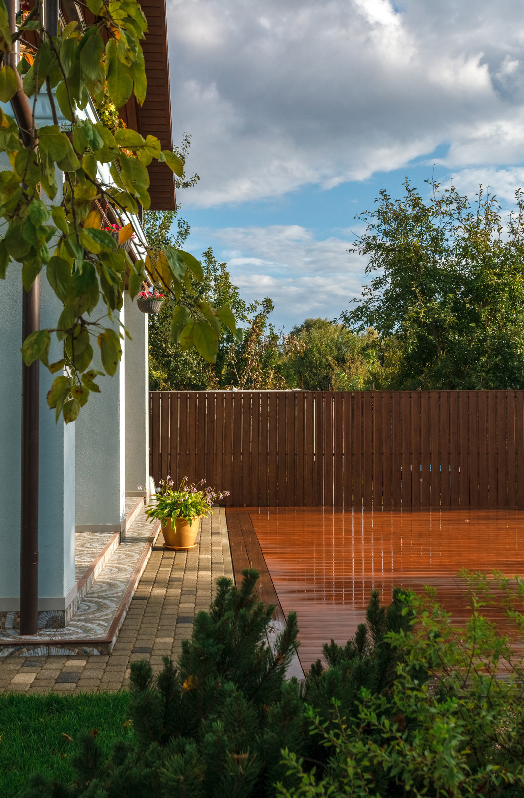 Бассейн на даче