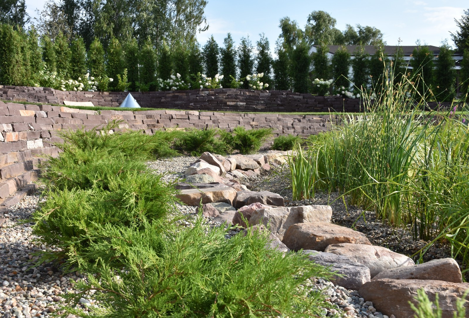 Реконструкция сада,  КП "Терраски"