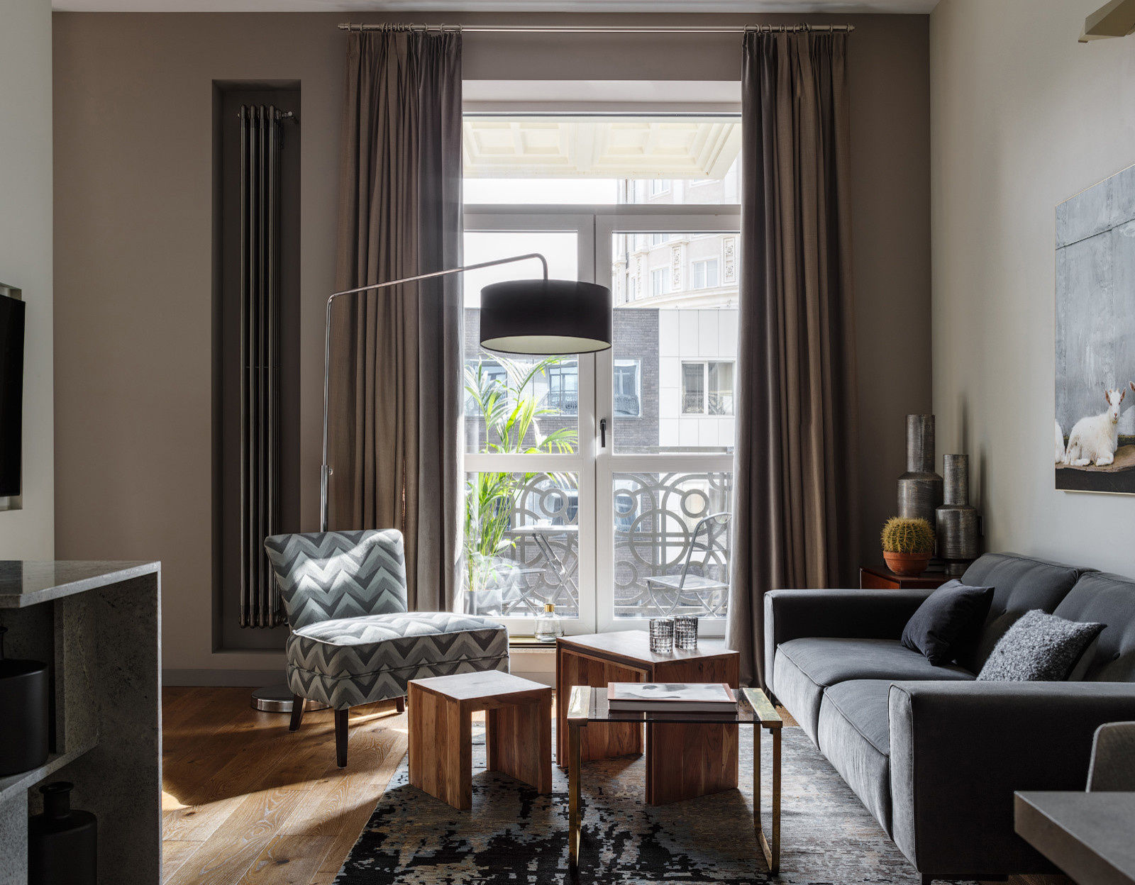 Houzz тур: Крошка-квартира с нордическим монохромом