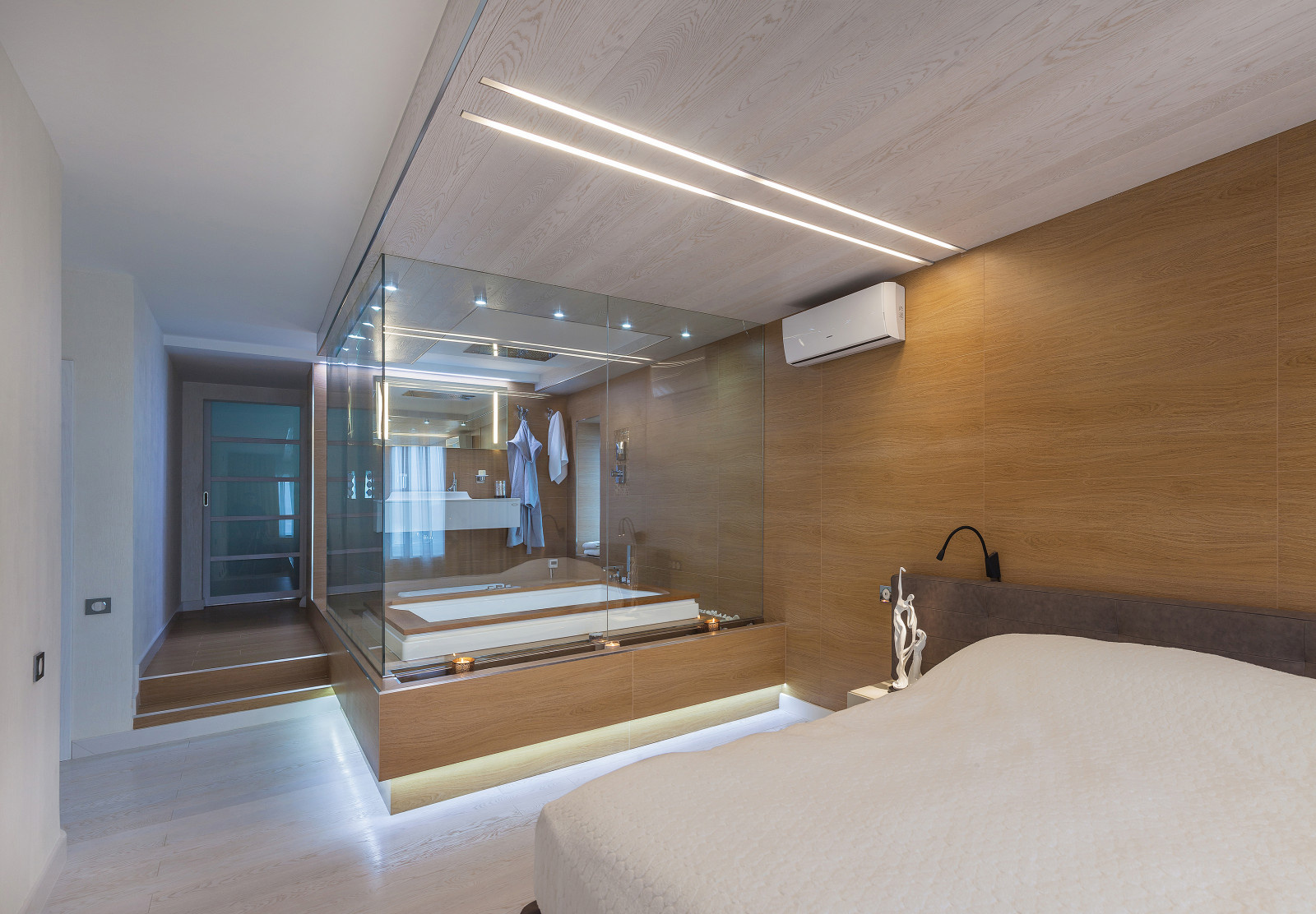 Двухэтажные апартаменты в современной стилистике