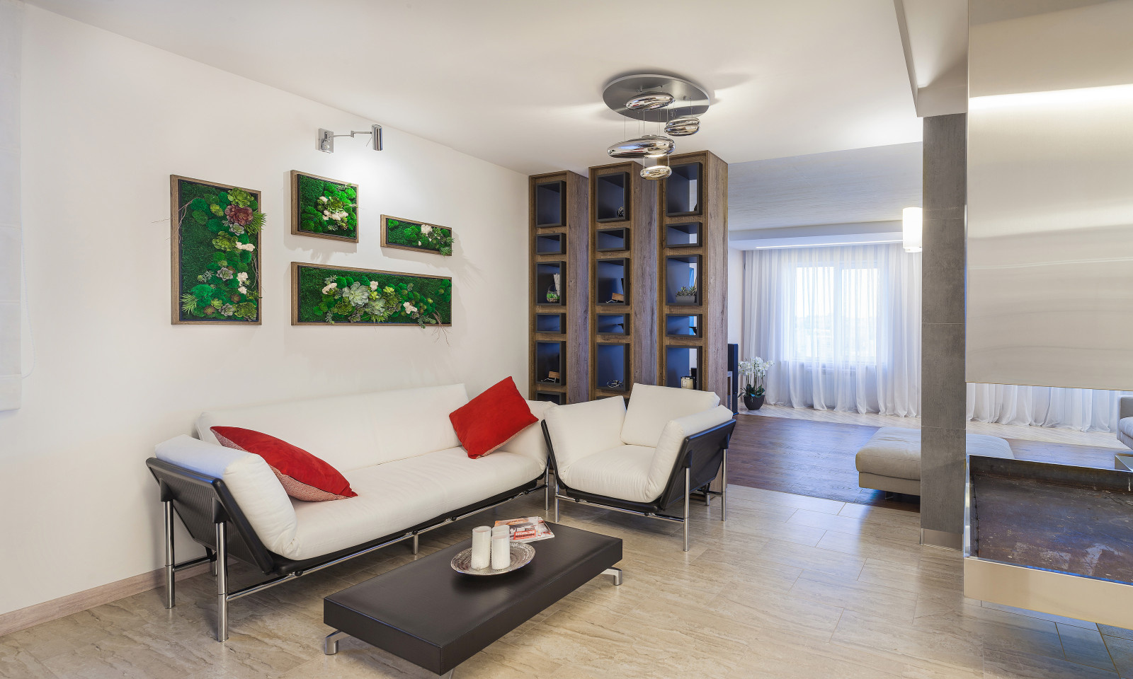 Двухэтажные апартаменты в современной стилистике